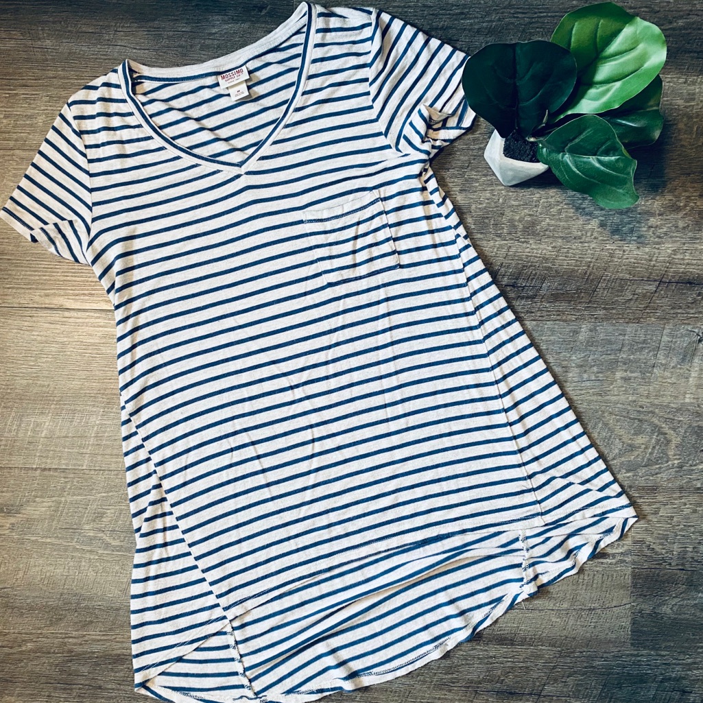 High-Low Basic Tee Free With Bundle